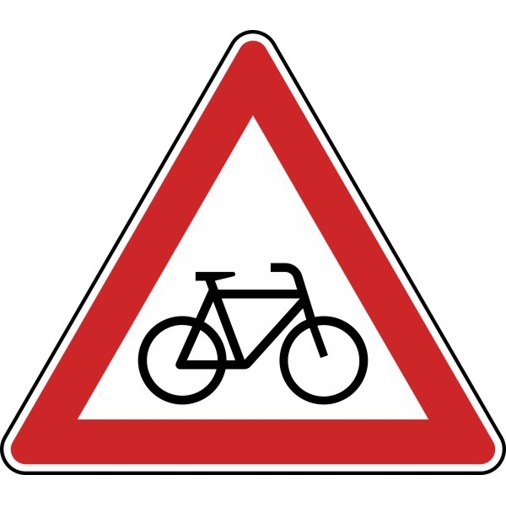 Radverkehrszeichen - Aufstellung links Nr. 138-20 - 900 mm - Alform