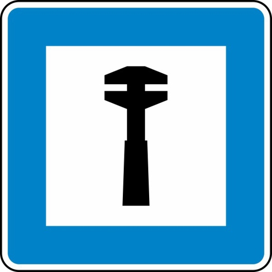 Pannenhilfe Nr. 365-62 - 600x600 mm - Richtzeichen Pannenhilfe