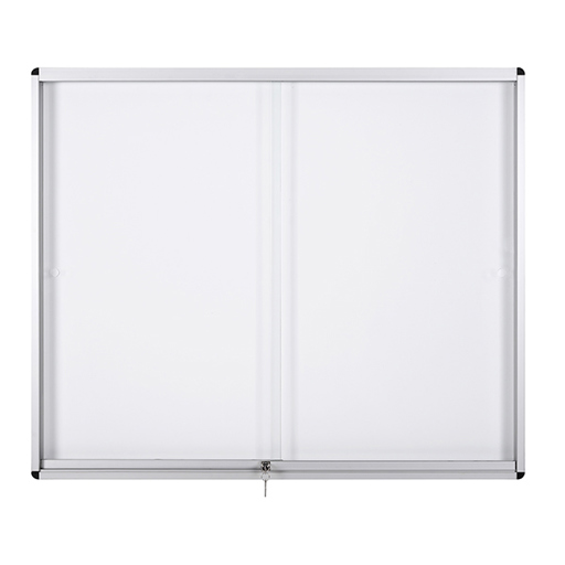 Bi-Office Magnetischer Schaukasten für Innenbereiche - 114.6 x 96.7 cm | 15 x DIN A4 | Wartehallen
